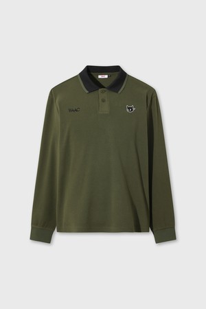 Men WAACKY Ribbed Collar Polo