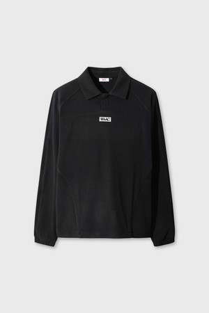 WAAC Men Logo Fleece Pullover_BLACK-a