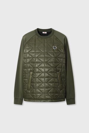 Men WAAC Logo Hybrid Padded Pullover