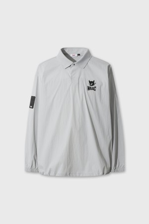 [Exclusive] PLAYER'S EDITION Men Woven Polo Pullover