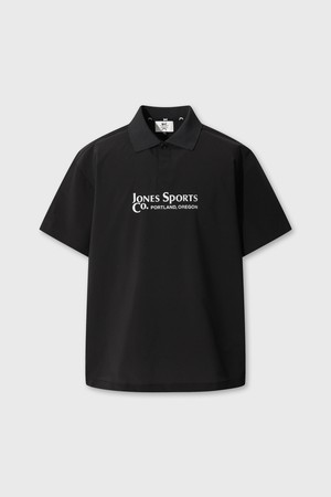 [WAAC X JONES] Men's Air-Dot Oversized Polo (Set)_BLACK-a