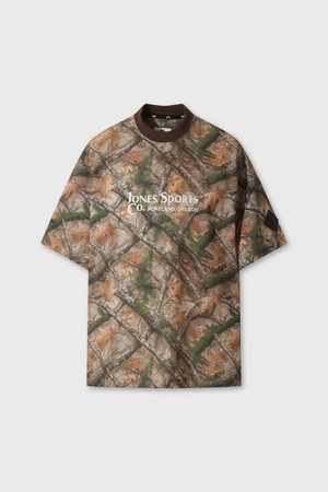 [WAAC X JONES] JONES Men's Air-Dot Pattern Pullover_BROWN-a