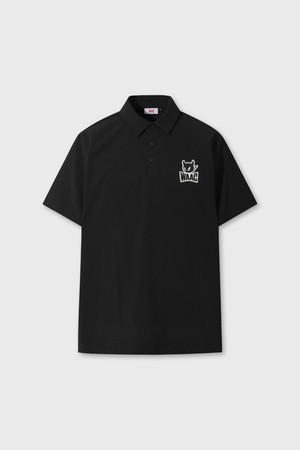 PLAYER'S EDITION Men Air Dot Polo_BLACK-a