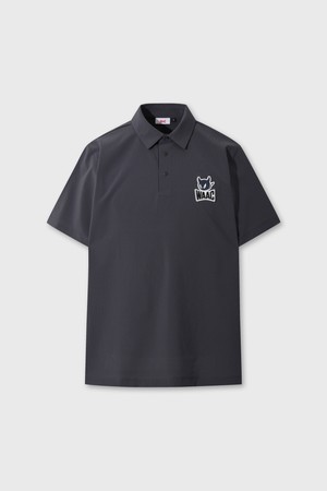PLAYER'S EDITION Men Air Dot Polo_GREY-a