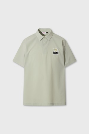 PLAYER'S EDITION Men Air Dot Polo_KHAKI-a