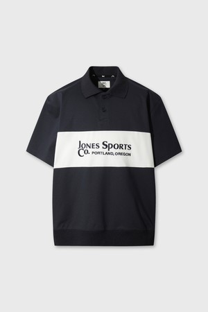 [WAAC X JONES] Men’s Color-Blocked Polo Sweatshirt