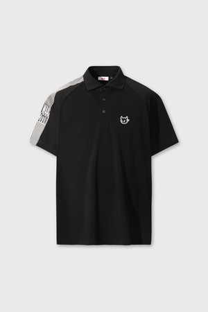 Men WAACKY Dry Touch SS Polo_BLACK-a