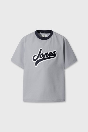 [WAAC X JONES] Men's Curved Logo Seersucker Pullover