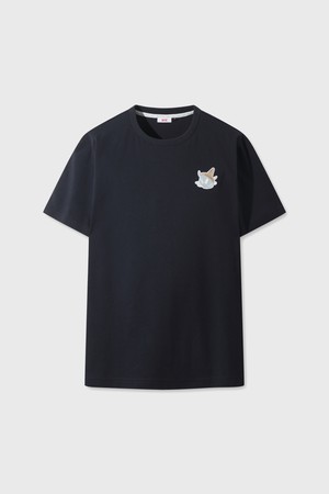 Uni WAACKY Crewneck T-shirts_NAVY-a