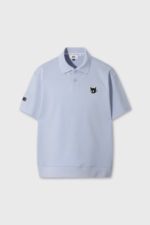 [Exclusive] Men WAACKY Loose Fit Polo Sweatshirt