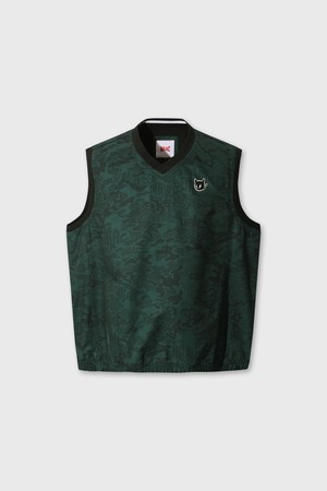 Men Air dot Patterned Vest_GREEN-a