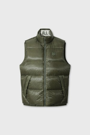 Men Waacky Down Vest_KHAKI-a
