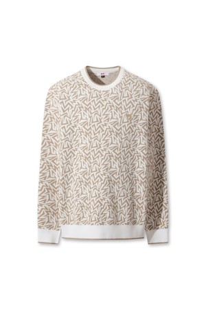 WAACKY Illusion Pattern Crewneck Sweater