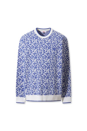 WAACKY Illusion Pattern Crewneck Sweater