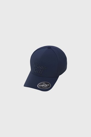 Athletic Men Punching Logo Cap_NAVY-a