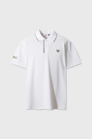Athletic Men Color Placket Polo
