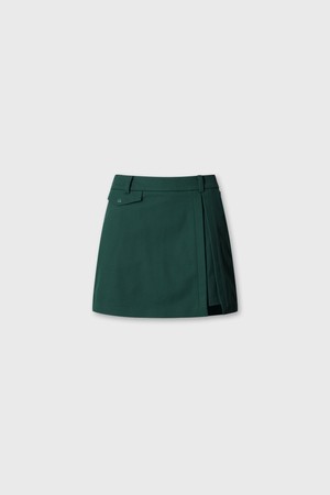 Women Semi A-line skort_GREEN-a