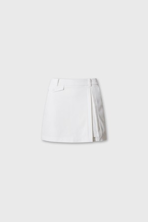Women Semi A-line skort_IVORY-a