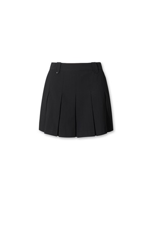 Essential pleats skort_BLACK-a