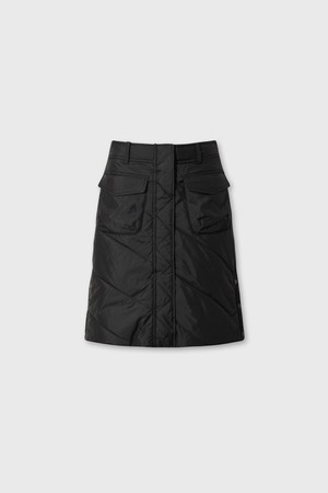 Women Down long skort_BLACK-a