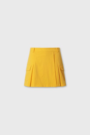 Women Wrapped half pants_YELLOW-a