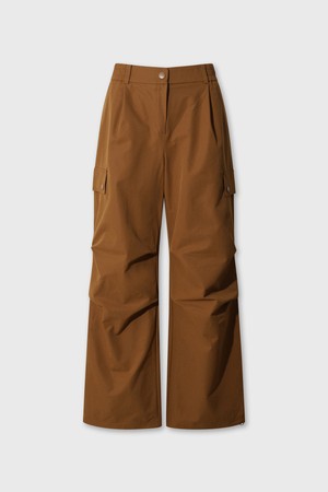 Women Wide pants_BROWN-a