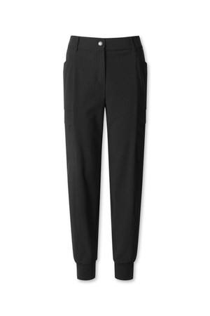 Women Essential jogger pants_BLACK-a