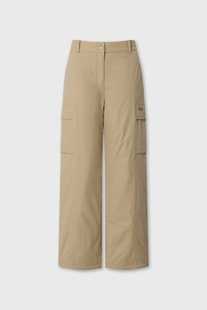 Women Down wide pants_BEIGE-a