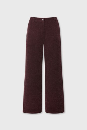 [Exclusive] Women Corduroy Wide pants_BROWN-a