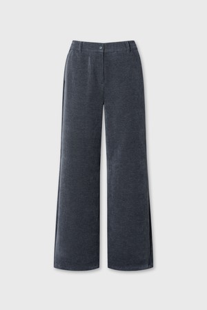 [Exclusive] Women Corduroy Wide pants_BLUE-a