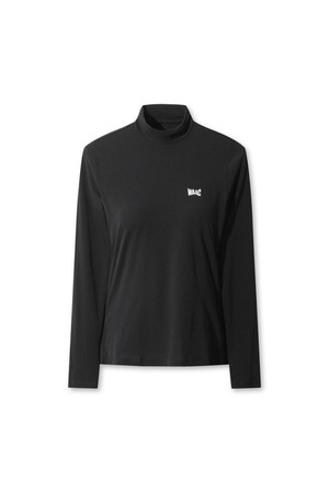 Dry touch Highneck Top_BLACK-a