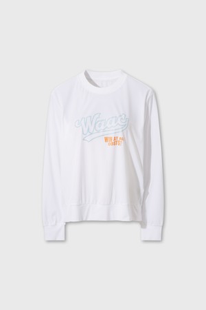 Women Cool Puff Logo Sweatshirt_WHITE-a