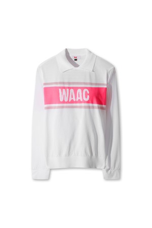 Women Color Block Knit Hybrid Polo_WHITE-a