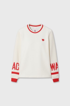 Women Knit Sleeve Hybrid Sweatshirt