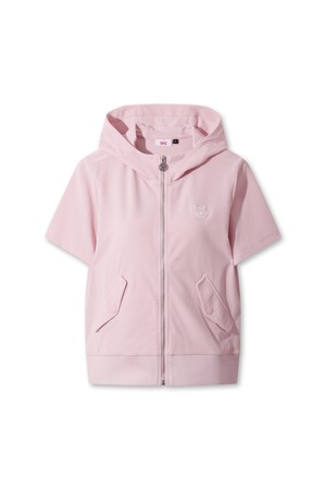 Sea Sponge Hoodie Zip-up (Set-up)_PINK-a
