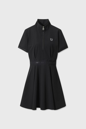 Cool Tricot Half-Zip Dress
