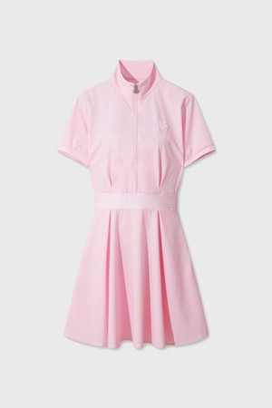 Cool Tricot Half-Zip Dress