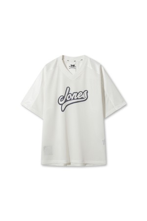 [WAAC X JONES] Women's Curved Logo Mesh Pullover