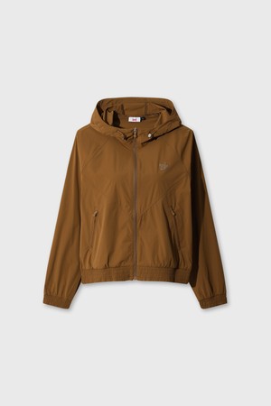 Women Essential windbreaker_BROWN-a