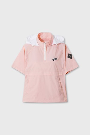 [WAAC X JONES] JONES Women’s Contast Hooded Anorak_PINK-a