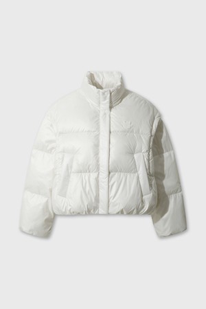 Woman Detachable down jumper_WHITE-a