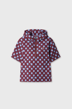 Women Pattern set-up anorak_WINE-a