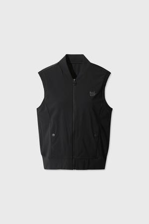 Tricot summer vest_BLACK-a