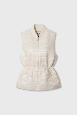 Women Wedge essential vest_IVORY-a