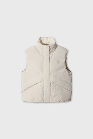 Women Bellina down vest_IVORY-a