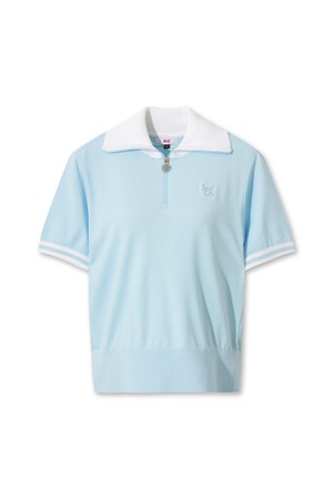 Big Collar Half-Zip Sweater (OE)_BLUE-a