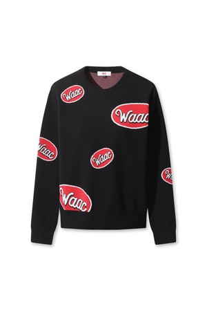 WAAC Logo Jacquard Sweater