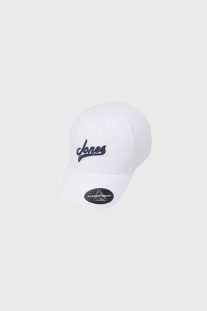JONES Logo Cap (Flexfit Delta)_WHITE-a