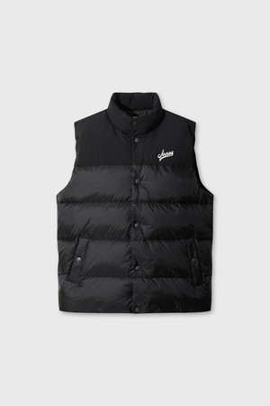 [WAAC X JONES] Men's Duck Down Vest_BLACK-a