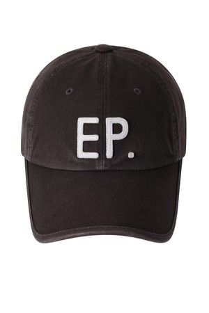 EP 아플리케 빈티지 볼캡 브라운